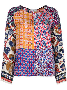 patchwork patterned blouse Pierre-Louis Mascia