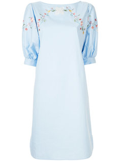 платье с цветочной вышивкой Vilshenko