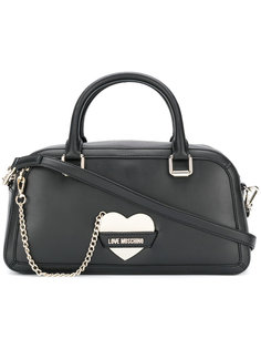 сумка-тоут с принтом сердца Love Moschino