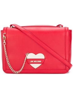 сумка-тоут с пряжкой в виде сердца Love Moschino
