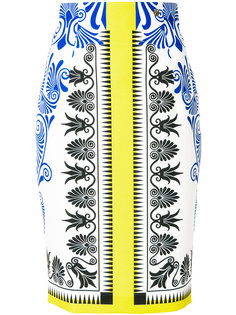 юбка-карандаш с орнаментом Versace Collection