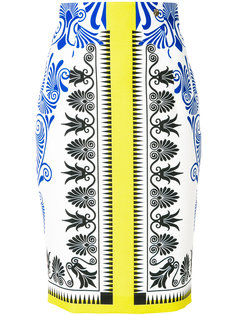 юбка-карандаш с орнаментом Versace Collection