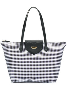 gingham heart tote bag Twin-Set