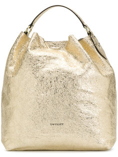 mirrored crackle tote bag Twin-Set