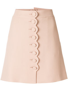 мини-юбка с фигурной отделкой  Chloé
