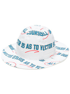 шляпа с принтом Vector Sacai