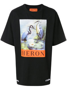 футболка с принтом логотипа Heron Preston
