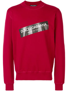 толстовка с логотипом  Dolce & Gabbana