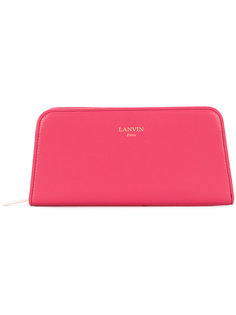 кошелек на молнии с логотипом Lanvin