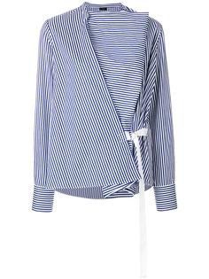 асимметричная блузка с запахом Joseph