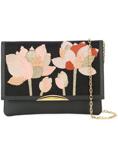 сумка на плечо с вышитыми цветами Lizzie Fortunato Jewels