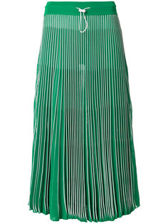плиссированная юбка миди  Valentino