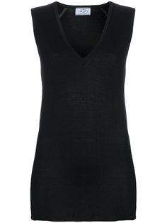 топ в рубчик Prada