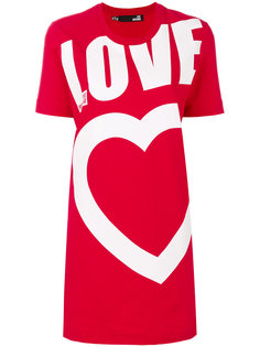 платье-футболка с логотипом  Love Moschino
