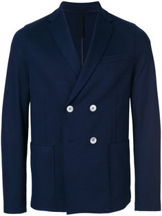 двубортный приталенный пиджак  Harris Wharf London