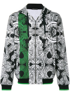 толстовка с капюшоном и барочным принтом Versace