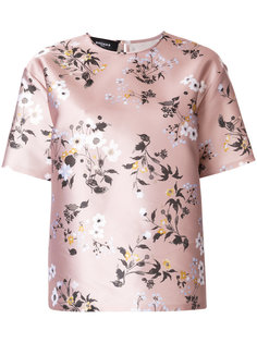 футболка с цветочным принтом  Rochas