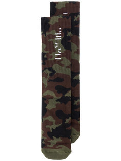 носки с камуфляжным узором Unravel Project