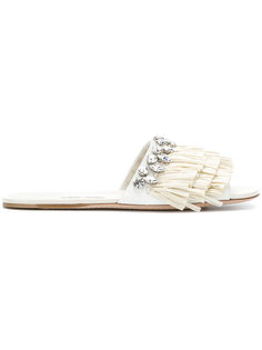 ruffle-trimmed sandals Miu Miu