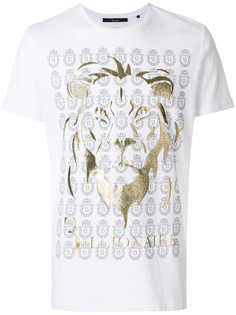 футболка с принтом льва Billionaire