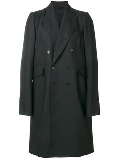 double-breasted coat Ann Demeulemeester Blanche