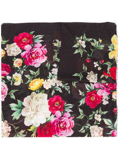 шарф с цветочным принтом Dolce & Gabbana