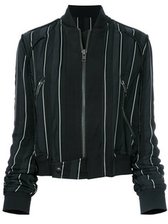 полосатая куртка-бомбер Haider Ackermann