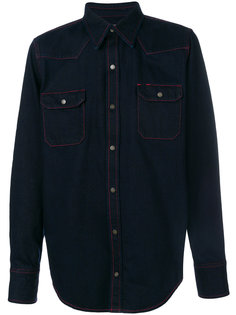 джинсовая рубашка с контрастной строчкой Calvin Klein 205W39nyc