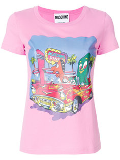 футболка с принтом Diner Moschino