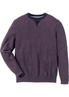 Пуловер Regular Fit (меланж красной ягоды) Bonprix