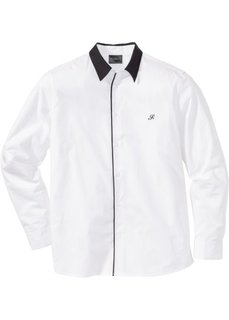 Рубашка Regular Fit (белый) Bonprix