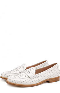 Кожаные пенни-лоферы с заклепками Tod’s