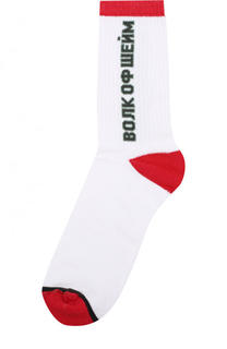 Хлопковые носки с логотипом бренда Walk of Shame