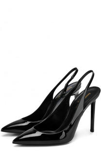 Кожаные туфли Anja на шпильке Saint Laurent