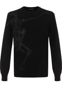 Джемпер из смеси шерсти и кашемира Alexander McQueen