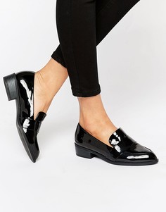 Лакированные туфли с острым носком River Island - Черный