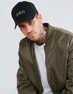 Черная бейсболка с вышивкой Enemies ASOS - Черный