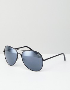 Солнцезащитные очки-авиаторы Quay Australia Flagship - Черный