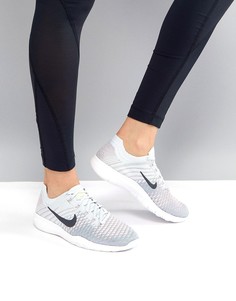 Серо-синие кроссовки Nike Training Free Flyknit - Мульти