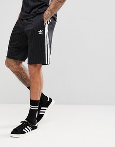 Черные шорты в стиле ретро adidas Originals adicolor CW1299 - Черный