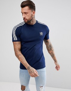 Темно-синяя футболка adidas Originals adicolor California CZ4546 - Темно-синий