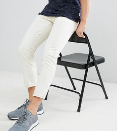 Светло-бежевые укороченные джинсы слим Brooklyn Supply Co. - Синий