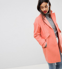 Пальто с карманами ASOS PETITE - Розовый