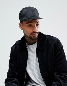 Черная кепка с камуфляжным принтом ASOS - Черный