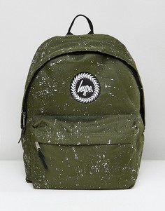 Рюкзак цвета хаки в крапинку Hype - Зеленый