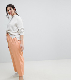 Розовые широкие брюки ASOS CURVE - Розовый