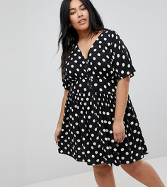 Чайное платье мини ASOS CURVE - Мульти