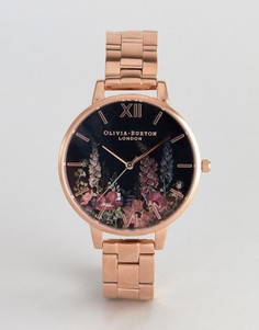 Наручные часы цвета розового золота Olivia Burton OB16WG45 - Золотой