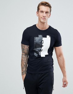 Премиум-футболка с принтом Jack & Jones - Черный