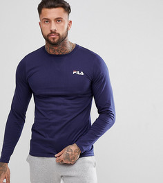 Темно-синий лонгслив Fila Vintage Lounge - Темно-синий